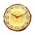 Vintage Wooden Wall Clock Rustic Retro Home Office Decor SKU-6 30cm