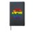 Vinyl LGBT Adapter Turntable Old School Music Lover Hardcover Journal, Black