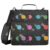 Vinyl Records Music Zipper Binder Bag 3 Ring File Folder Portfolio Organizer Zippered Binder Bags with Strap Fits Laptop 500 Sheets for School Work Office Supplies Portable