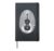 Violin Fingerprint – Vintage Violin Instrument Lover Hardcover Journal, Black