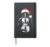 Violin Santa Hat – Vintage Instrument Classic Music Lover Hardcover Journal, Black