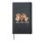 Violin Violinist Girl Peace Love Violin Hardcover Journal, Black