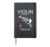 Violin Violinist Phone Display Violin Is Calling I Must Go Hardcover Journal, Black