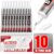 Viomis B7000 Bedazzling Glue (10 Pack, 15ml), Clear Rhinestone Jewelry Adhesive with Precision Tip for Crafts, Fabric, Clogs & Nail Art