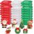 VioraWhite 100 Pcs Air Dry Clay Bulk Modeling Clay for Kids Lightweight Foam Modeling Clays DIY Molding Clays for Kids Adults Crafts Gifts School Project Supplies (Red,Green，White)