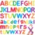 VioraWhite 52 Pcs Food Grade Silicone Magnetic Letters (Sealed Magnet, Cpc Certified) Toddler Fridge Bulk ABC Educational Learning Toy for Kid Baby Girl Boy Gift(Rainbow Color)