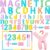 VioraWhite 74 Pcs Silicone Magnetic Alphabet Letters Kit (Sealed Magnet, CPC Certified) ABC Uppercase and Lowercase Letters Numbers Fridge Magnets with Whiteboard for 4-6 Kids Learning Toys Gifts