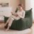 Vipbear Bean Bag Chair for Adults Teens, Comfty Lambswool Bean Bag Sofa