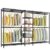 VIPEK X2 Expandable Closet Racks Bundle with Expansion Pack Add-On, Black