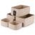 VIRETH HAUS 5-Pack Small Woven Rope Storage Baskets, 2 Sizes Organizer Bins