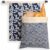 VISSTREE Beeswax Bread Bags for Sourdough, Japanese Indigo Bread Bags