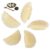 Vistnale Dumpling Toys, 5 Pcs Dumpling Stress Ball, Lifelike PVC Toys for Sensory Fidget, Desk Decor, Kitchen Display, and Stress Relief