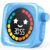 Visual Timer for Kids, 99 Minute Digital Cute Kids Visual Timer Classroom Timer for Homeschool Supplies Study Teaching Time Management Tool Countdown Productivity Timer, Blue, Colorful Display