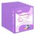 ViVin Sturdy 1 Inch D Ring Binders with 2 Pockets, 6 Pack, Purple