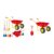 VIVOHOME Kids Wheelbarrow 11PCS Set Children Garden Cart Red with Metal Gardening Tools, Apron & Gloves for Fun, Educational Backyard Play, with Kids Wheelbarrow and Toddler Gardening Tool Set Red