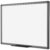 VIZ-PRO Magnetic Dry Erase White Board, 36 X 24 Inches, Black Aluminium Frame