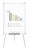 VIZ-PRO Whiteboard Easel, 36 x 24 Inches, Portable Tripod Dry Erase Board