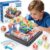 VkotaVkoty Science Kit 3D Circuit Maze Board Game – STEM Electronics Kit for Kids Ages 8-12, 60 Levels Logic Puzzle with Light Mist Floating Ball, Educational Toy Gift for Boys Girls – Premium Version