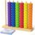 VKX Wooden Color Match Challenge Game, Color Stacking Challenge – 60 Colorful Rings & Cards, Tabletop Puzzle Stacking Game for Family, Adults, Teens