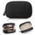 VLANDO Makeup Bag for Purse,Water-Resistant Leather Cosmetic Pouch