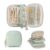 VLANDO Travel Jewelry Case,2-Layer Jewelry Organizer for Travel,Gifts for Women,Travel Essentials,Multi-Compartment Jewelry Storage for Rings Earrings Necklaces Bracelets – Light Green