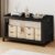 VNVTO 284QT Extra Large Stackable Storage Bins with Lids & Wheels & Door, 71Gal Foldable Collapsible Closet Organizers, Plastic containers drawers for bedroom Dorm