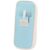 Vocuer Large Capacity Big Special Cute Aesthetic Preppy Canvas Pencil Case Organizer Holder Pouch Bag with Zipper Compartments, Pen Cases for Women Girls School Adults (Sky Blue)