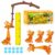Vohying 4 PCS Catch Giraffe Game, Math Reel Capture Toys