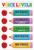 Voice Level Chart for Classroom – Colorful Pencils Rules Posters Noise Levels Educational Poster Classrooms Elementary Decor Metal Tin Sign 8″*12″”