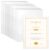 VOKOY 75 Pack No Holes Sheet Protectors 8.5″ x 11″, Letter Size Heavyweight Clear View Page Sleeves Protectors, Clear Paper Document Artwork Protectors