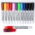 Volcanics Magnetic Dry Erase Markers, 1mm Fine Tip, 10 Colors, 12 Pack