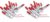 Volcanics Red Dry Erase Markers Low Odor Fine Whiteboard Markers Thin Box of 12 (Pack of 2)