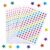 Vomzyxe 1350 Pcs 0.3″ Star Stickers, 10 Colors Star Stickers Small