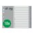 VON Leitz 13030085 Alphabet Index A-Z for Folders, A4, PP Cardboard, Half Height, Extra Wide, 11-Hole Universal Tabs, Alphabetic Dividers, Grey, Pack of 10