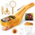 Vorth Bug Catcher for Kids with Microscope, Bug Catching Kit-Orange