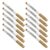 VOSAREA 12pcs Metallic Markers for Wood and Pottery Craft Projects