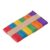 VOSAREA 50 Pcs DIY Wooden Craft Sticks Smooth Painted Wood Ice Cream Sticks for Handmade Creative Building Model and Learning Colors Projects