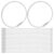 VOSAREA 51pcs Metal Cable Key Holder Wire Keychain with Screw Fasten Loop