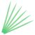 VOSAREA 6pcs Silicone Gel Ink Pens for Students Comfortable Grip and Versatile Use, Green Color, Fine Point Signature Pens for Drawing and Studying