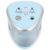 VOSAREA Automatic Electric Pencil Sharpener and Easy to Clean with Dual Holes Battery Operated Portable Plastic Design for 6-12mm Pencils Suitable for Home and Office Use