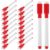 VOSAREA Magnetic Dry Erase Markers for Precise and Smooth Writing 50pcs with Fine Tip and Eraser Cap, Red Plastic Whiteboard Markers for Classroom and Home Use