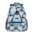 voucong Cartoon Cute Penguin Blue backpack tags for kids school with big book bags for women mochilas escolares para ni?as de 10 a?os