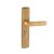 VREFAFKJIP Pure Copper Chinese Retro Magnetic Silent Wooden Door Lock Indoor Light Luxury Brass Brushed Bedroom Handle(Bronze Brushed Magnetic)