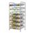 Vrisa Can Organizer for Pantry 7-tier Can Organizer Can Good Organizer for Pantry Shelf Holds up to 84 Cans Can Rack Dispenser for Pantry, Kitchen, Cabinet Silver