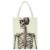 VstaDank Human Skeleton Canvas Tote Bag Beach Bags Handbag