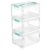 Vtopmart 24 QT Clear Plastic Stackable Storage Bins with Lids, 3 Pack