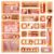 Vtopmart 25 Pack Plastic Drawer Organizers with Non-slip Rubber Pads