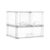 Vtopmart 3 pack Easily Clear Storage Dawers