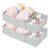 Vtopmart M-L/34D-38C Large Bra Drawer Organizer, 4 Pack Foldable Fabric
