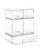 Vtopmart Stackable Storage Drawers Set of 5, Clear Plastic Organizer Bins for Baby Bottle, Beauty Supplies Storage, Ideal for Kichen Countertop, Vanity, Bathroom, Cabinet, Pantry Organization